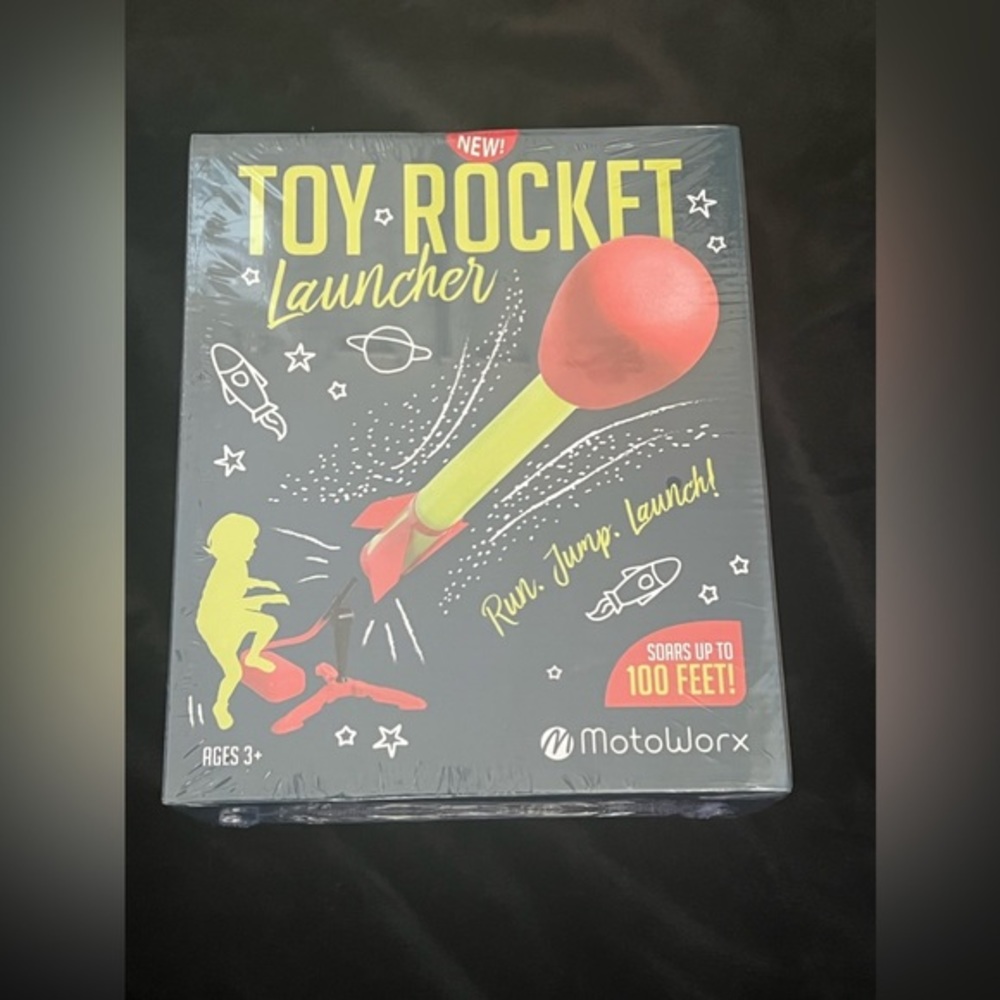 NEW IN BOX Motoworx Toy Rocket Launcher